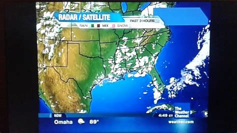 weather channel radar.